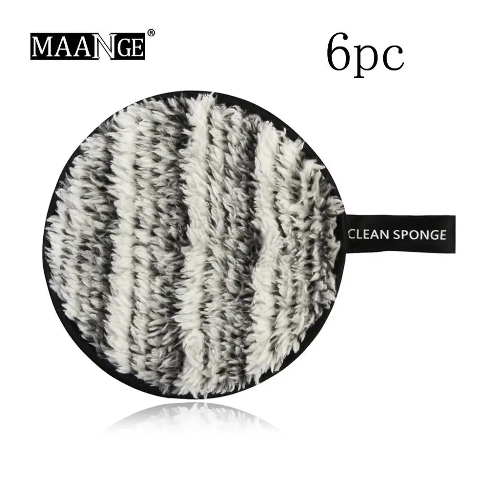 6PC G 1 шт салфетка из микрофибры колодки Remover лица салфетки для снятия макияжа многоразовые очищения макияжа Toalla де limpieza 1/3/6 шт - Цвет: 6PC G