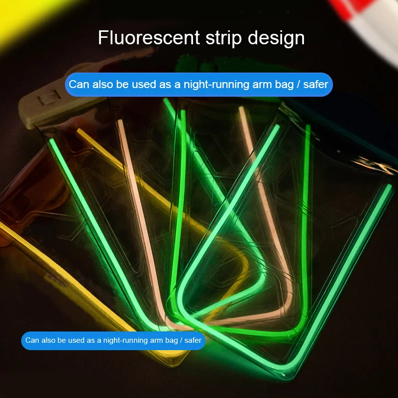 Универсальный плавающий светящийся водонепроницаемый чехол для телефона