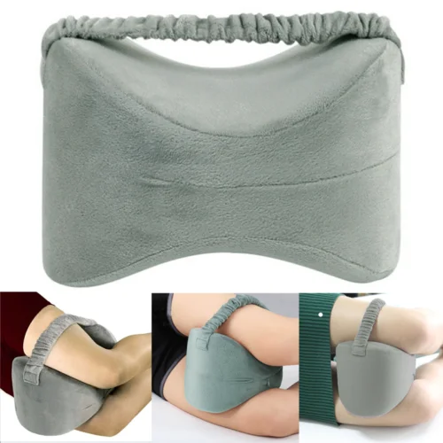 

Memory Foam Knee Wedge Pillow for Pregnant Women Sleeping Knee Pillow for Side Sleepers Back Pain Sciatica Relief Leg Cushion
