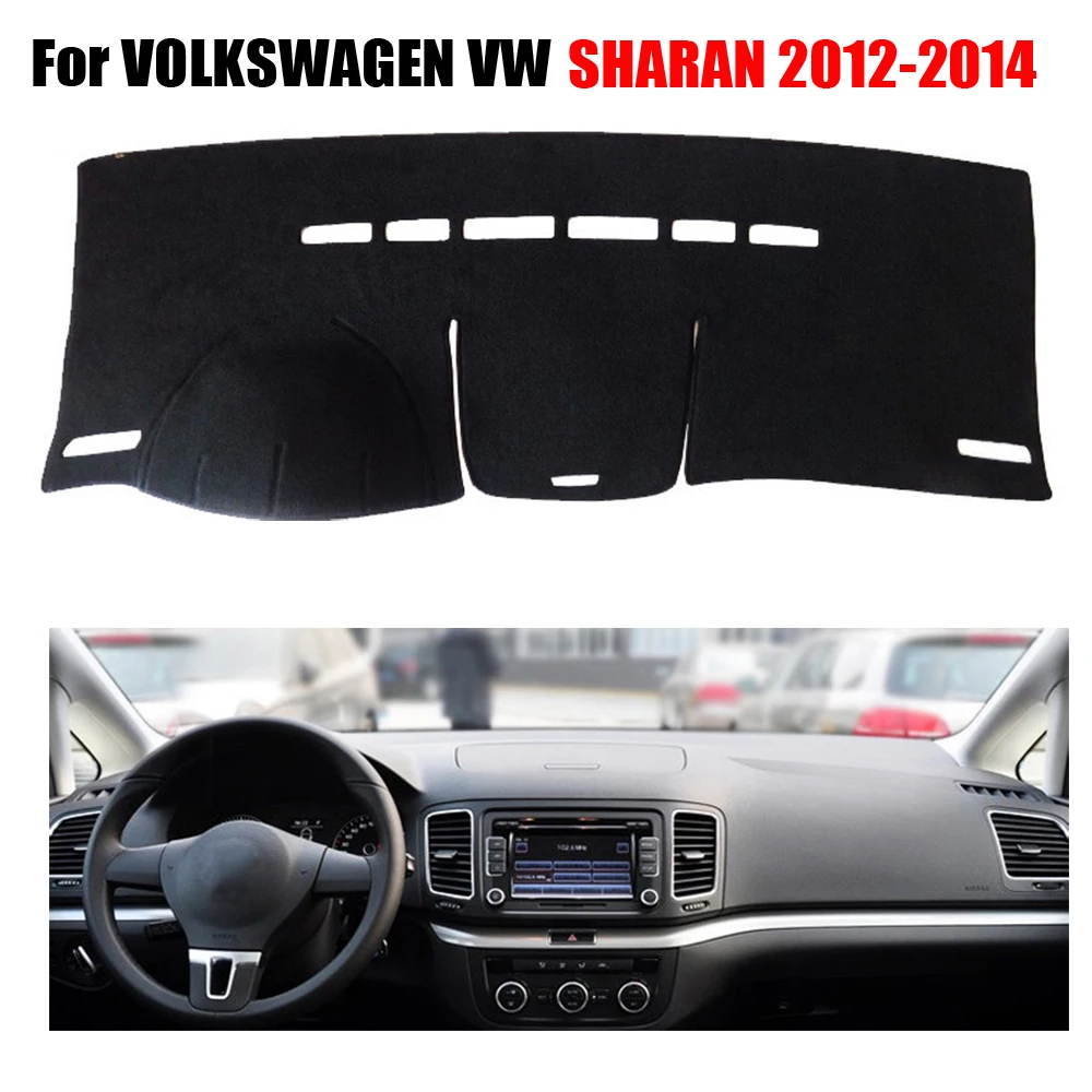 Коврик RKAC для приборной панели VOLKSWAGEN VW SHARAN с 2012 по 2014 г. аксессуары леворуков |