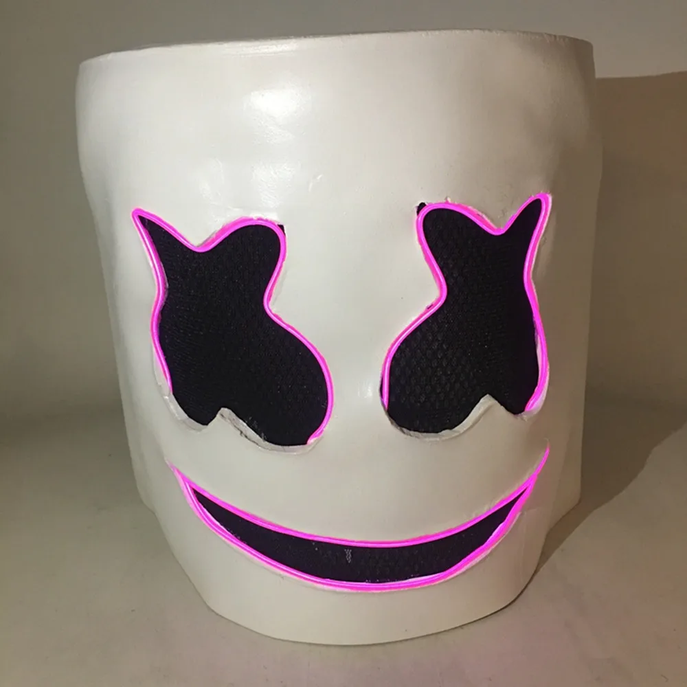 DJ Marshmello шлем полного Косплэй Хэллоуина музыкальный фестиваль вечеринок со