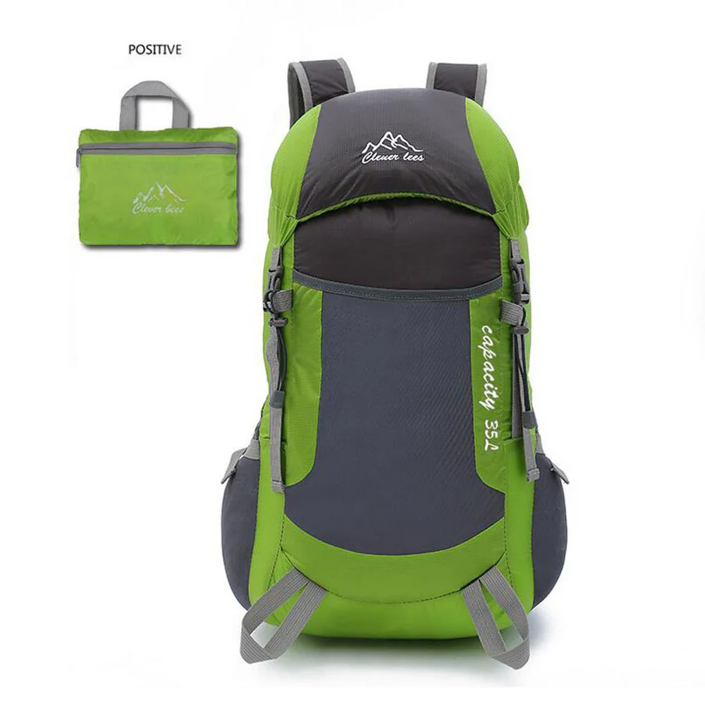 

35L Men Women Foldable Ultralight Camping Backpack Waterproof Sports Climbing Bags Nylon Hiking Travel Backpacks