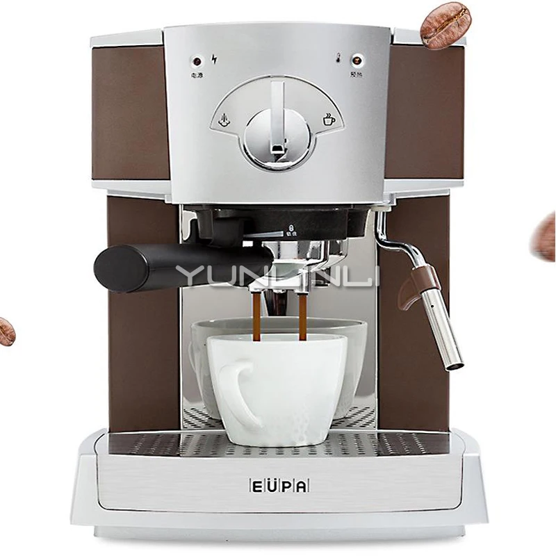 

Italian Coffee Machine Commercial Semi-automatic Pump 15Bar Stainless Steel Milk Bubble Espresso Machine Cafetera TSK-1152A