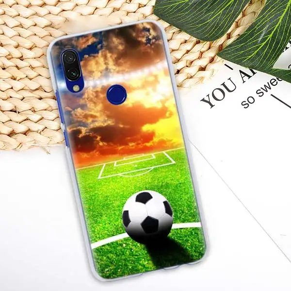 15 Чехол с футбольным мячом для Xiaomi Redmi Note 7 Pro 7 6 5 Plus 5A 6A 4X S2 GO Pocophone F1 чехол для телефона Coque - Цвет: 15