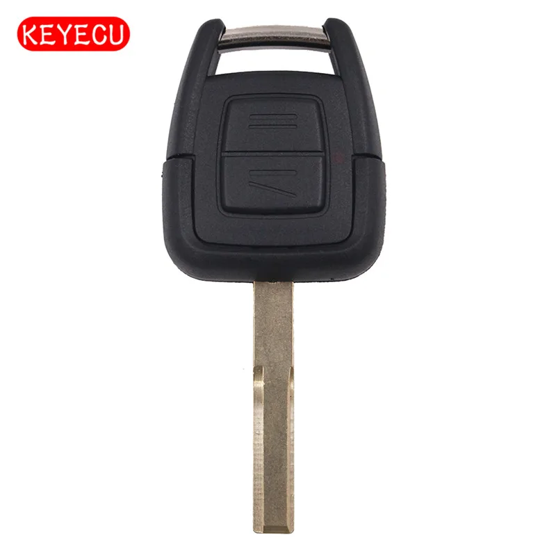 

Сменный корпус Keyecu, комбинированный чехол для дистанционного ключа, брелок с 2 кнопками для VAUXHALL, OPEL, Vectra, Zafira, Omega Astra, Uncut, лезвие HU43