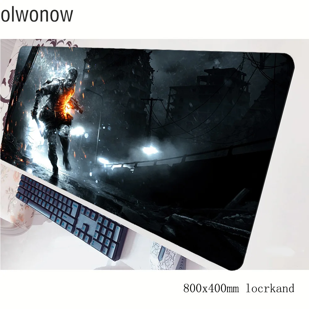 Игровой коврик для мыши battlefield игровой 800x400x3 мм аксессуары ноутбука эргономичный