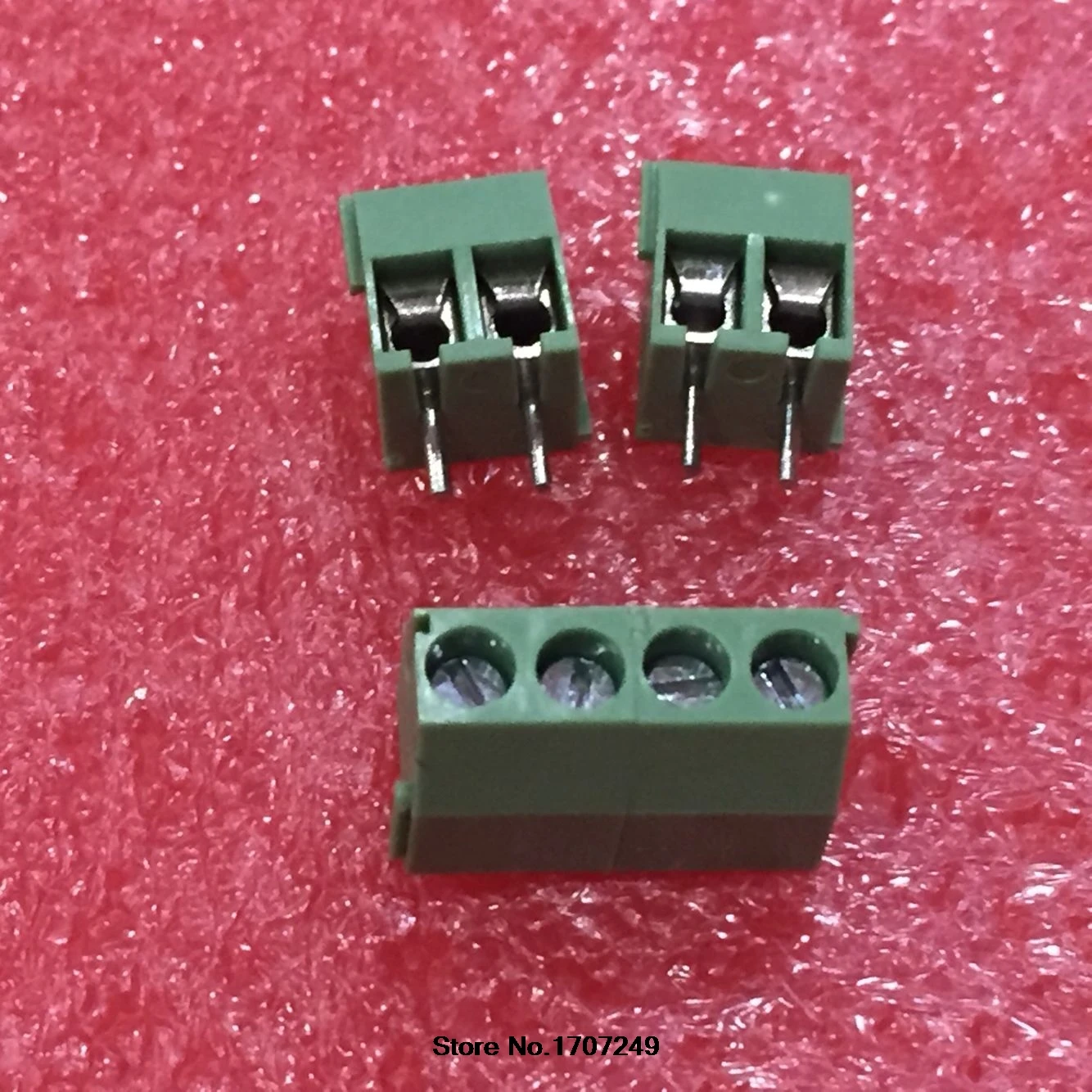 500 шт. KF350-3.5-2P KF350-2P KF350 2Pin 3,5 мм высокого качества, безопасный для окружающей среды медное основание прямой вывод PCB Клеммная колодка