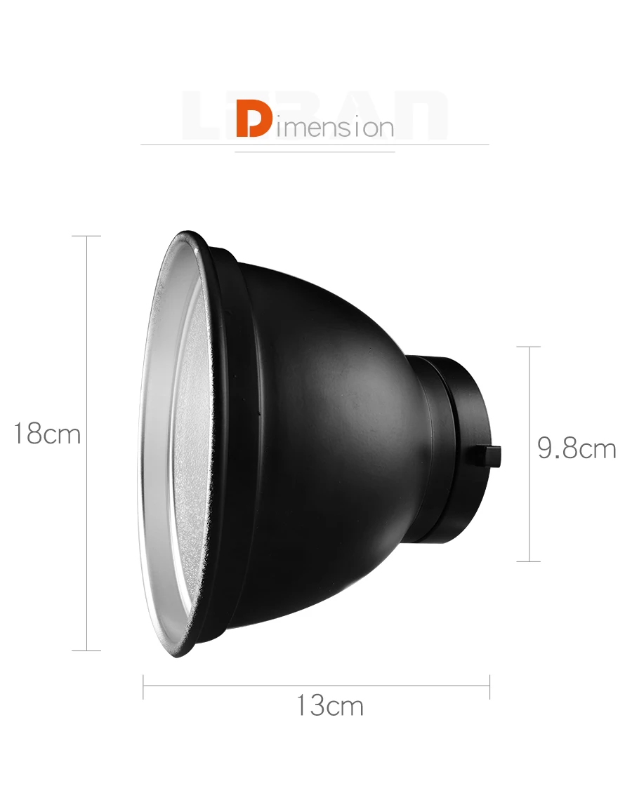 Godox Стандартный отражатель Bowens крепление для студийной вспышки AD600B AD600BM(без отверстия для зонта