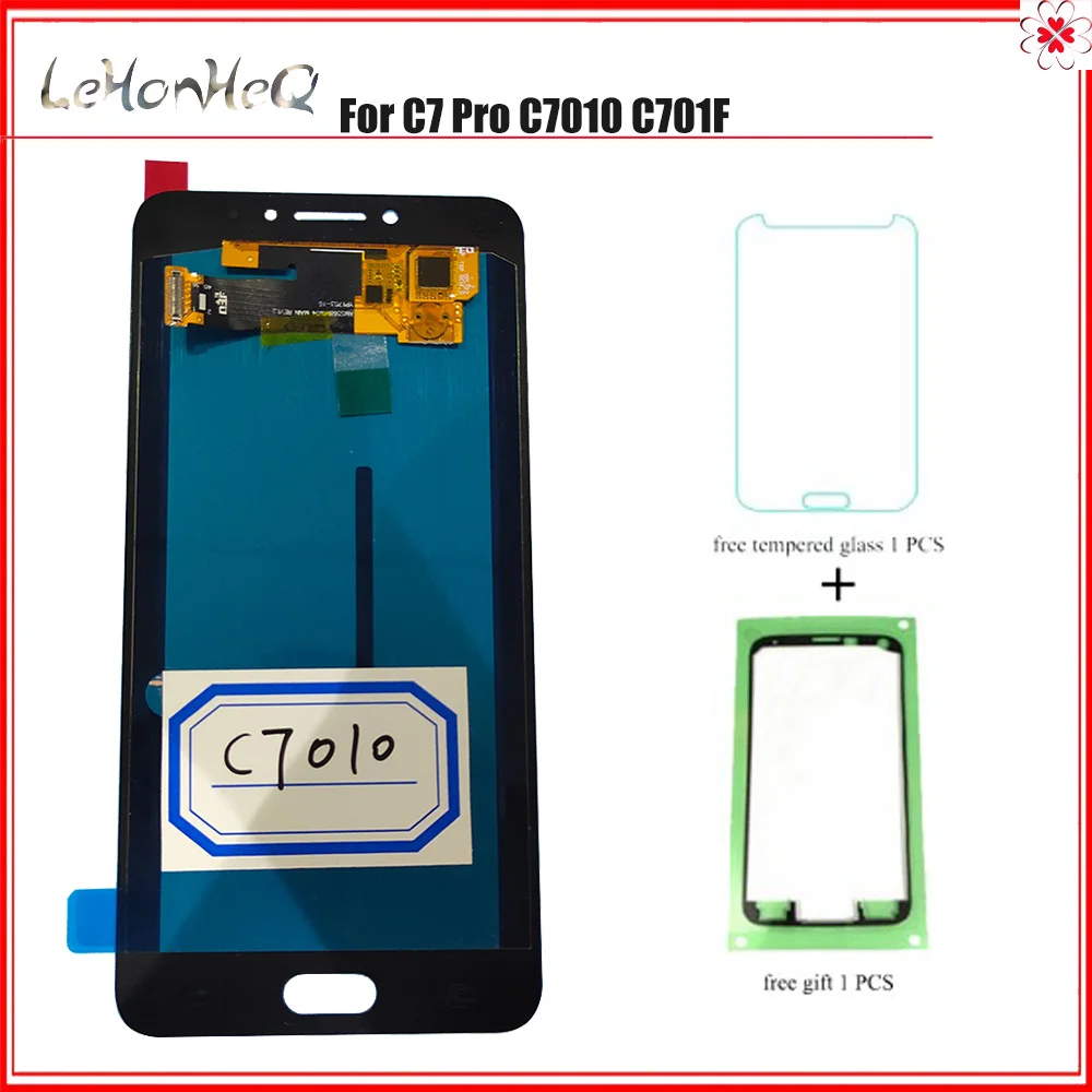

Тестовый оригинальный C7 Pro ЖК-дисплей для samsung Galaxy C7 Pro C7010 ЖК-дисплей сенсорный экран дигитайзер в сборе для samsung C7 Pro дисплей