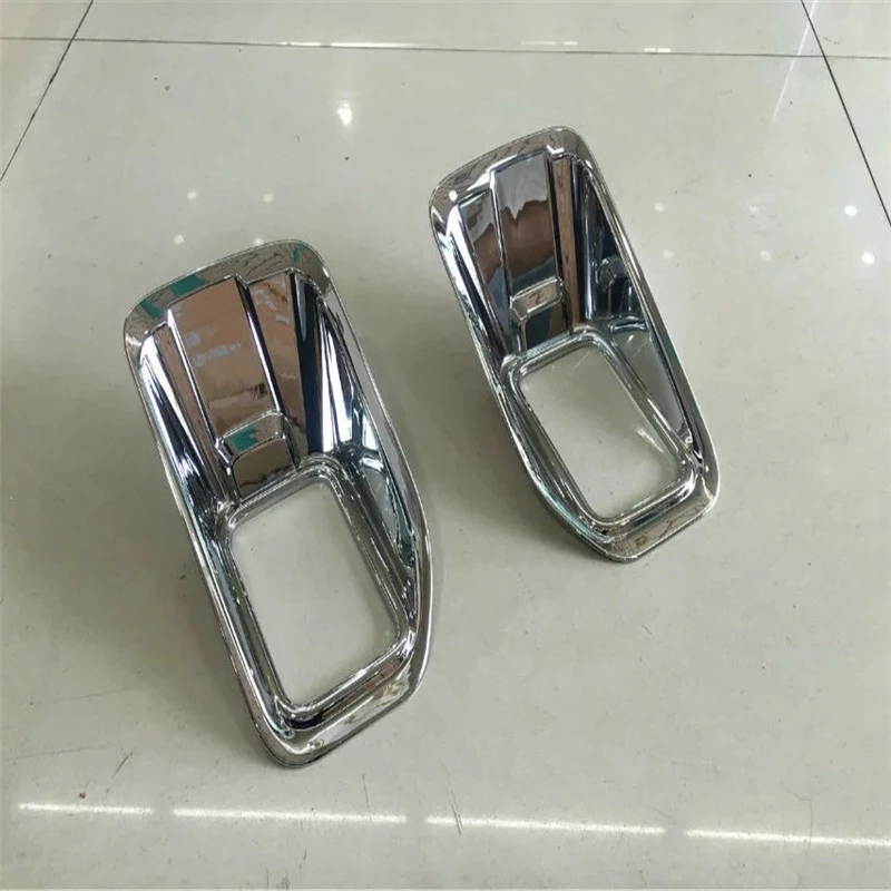 

Car Styling Accessories For Ford F150 F-150 Pickup 2015 ABS Chrome Front Fog Light Cover Front Fog Light Box Car Sticker 2pcs