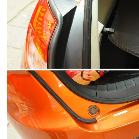 2PCS 40&quot 100CM P Shape Pillar PVC panels Lock RV Camper Rubber Truck decoration backsplash BLACK durable Edge Trim Seal Strip |