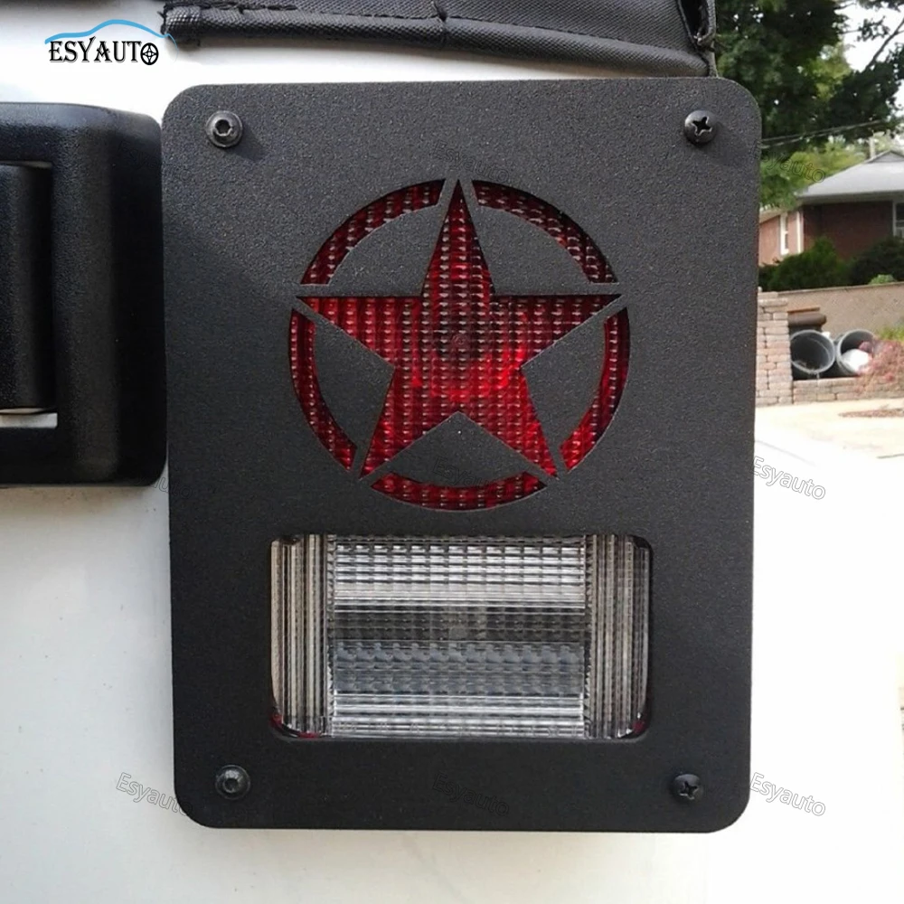 2 шт. Металлические Защитные Крышки Устройства для Задних Ламп Многофигурные