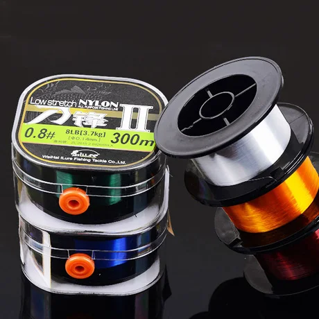 ilure Brand 260-300M Nylon colorful Fishing Line Tackle Super Strong Japan Monofilament | Спорт и развлечения