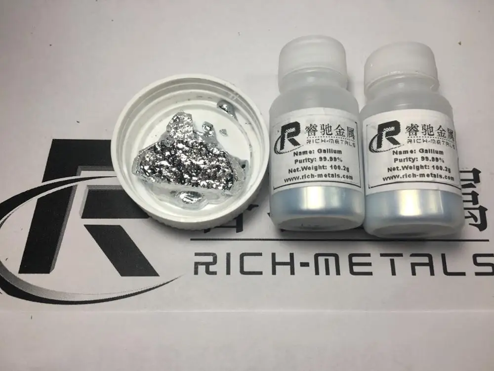 Высокочистый Галлий Металл 100 г от Changsha Rich Metals|gallium metal|net netmetal net |