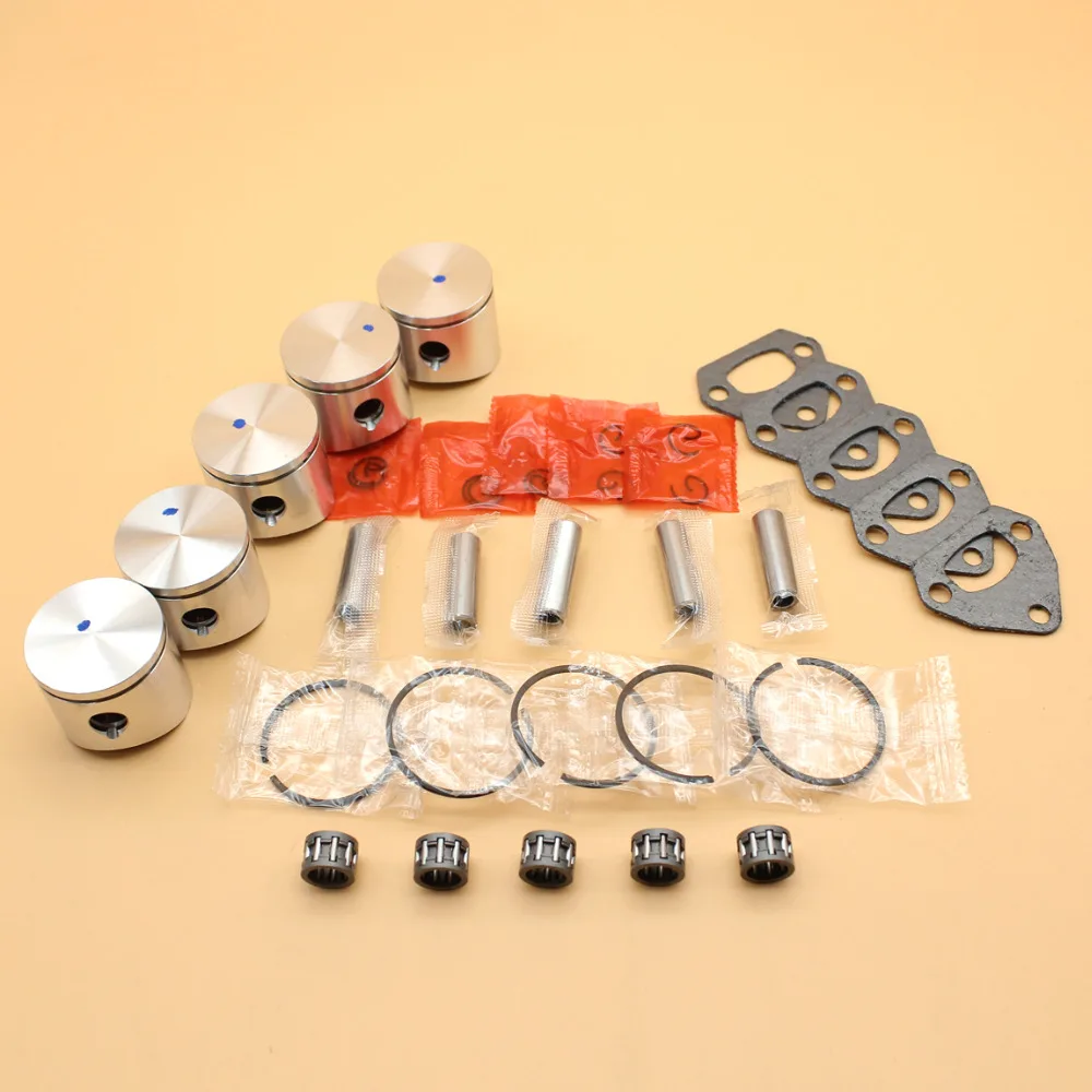 38 мм поршневой Штифт Кольцо подшипника Комплект прокладок для HUSQVARNA 36 136 LE 137 142 E