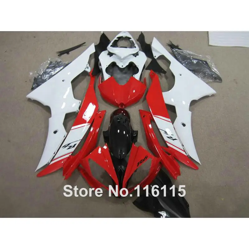 

Комплект обтекателей для кузова для YAMAHA R6 2008 -2014, черный, белый, красный, полный комплект обтекателей YZF R6 08 09 - 14 #2171, полный впрыск