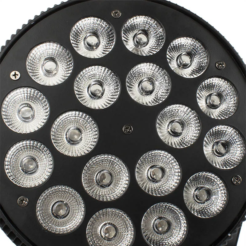 Светодиодный Par светильник 2 шт. 18x12 Вт DMX512 DJ светодиодный RGB УФ промывка KTV