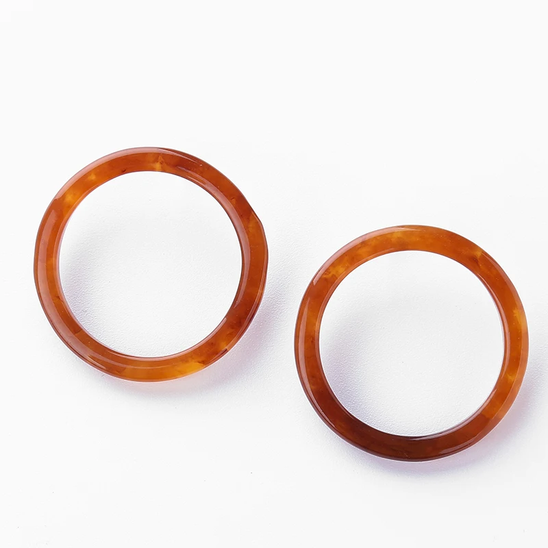 Big Round geometric Acrylic Stud Earrings For Women Acetate Bohemian Jewelry Accessories Pendientes Navidad 2019 | Украшения и