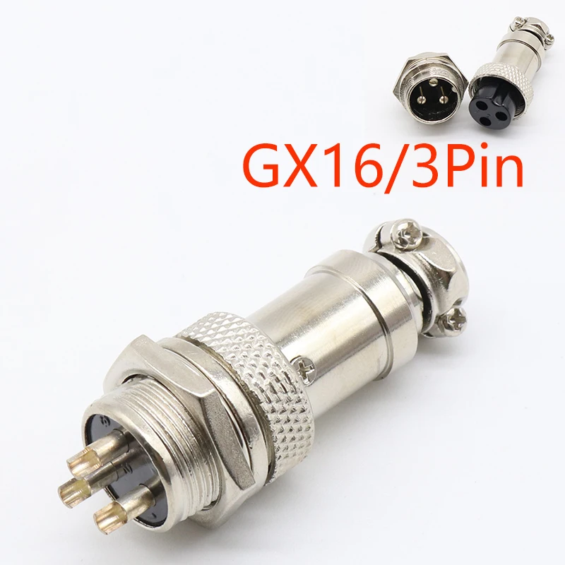 1 комплект GX16 3 Pin Мужской и Женский диаметр 16 мм провод панель Разъем L71 круговой