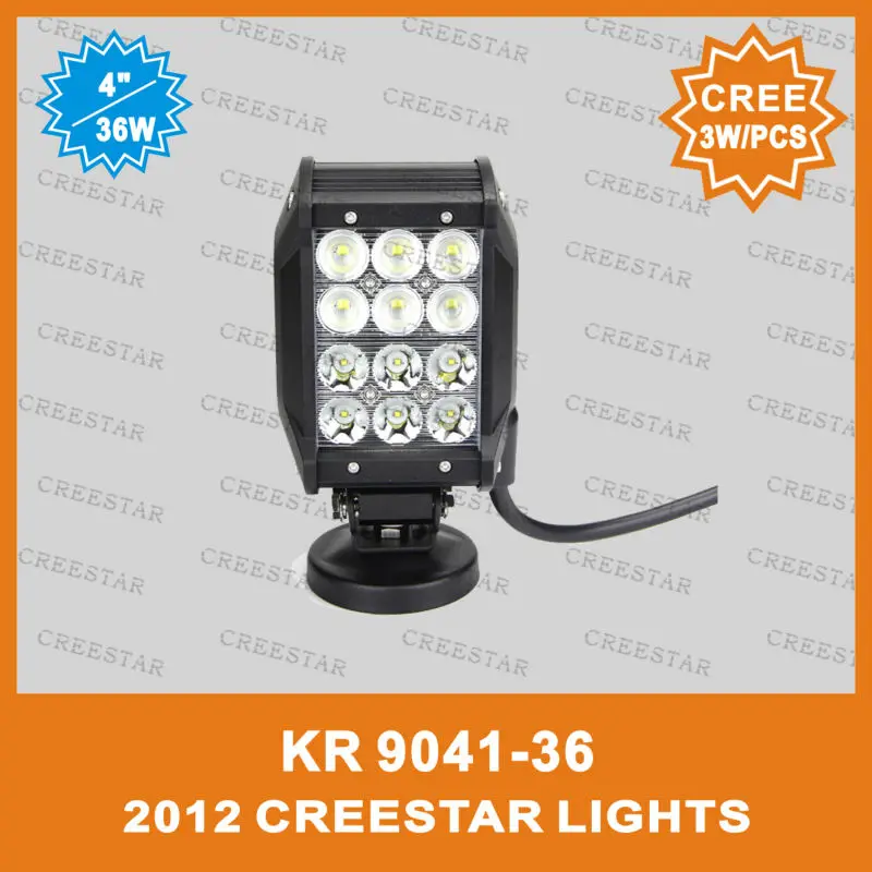 4 дюйма 36 Вт светодиодная фара 12 В внедорожная Рабочая лампа для вождения
