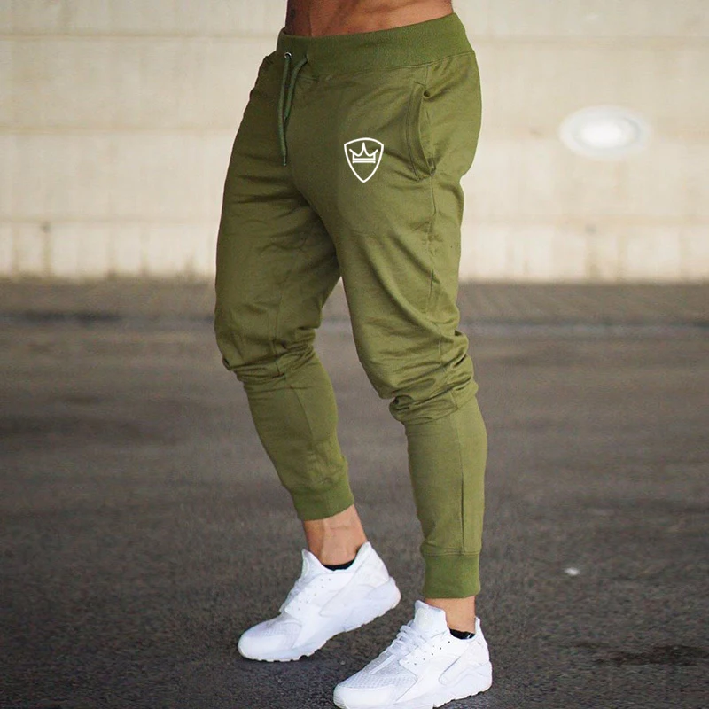 Спортивные брендовые штаны для бега Мужская однотонная Спортивная одежда