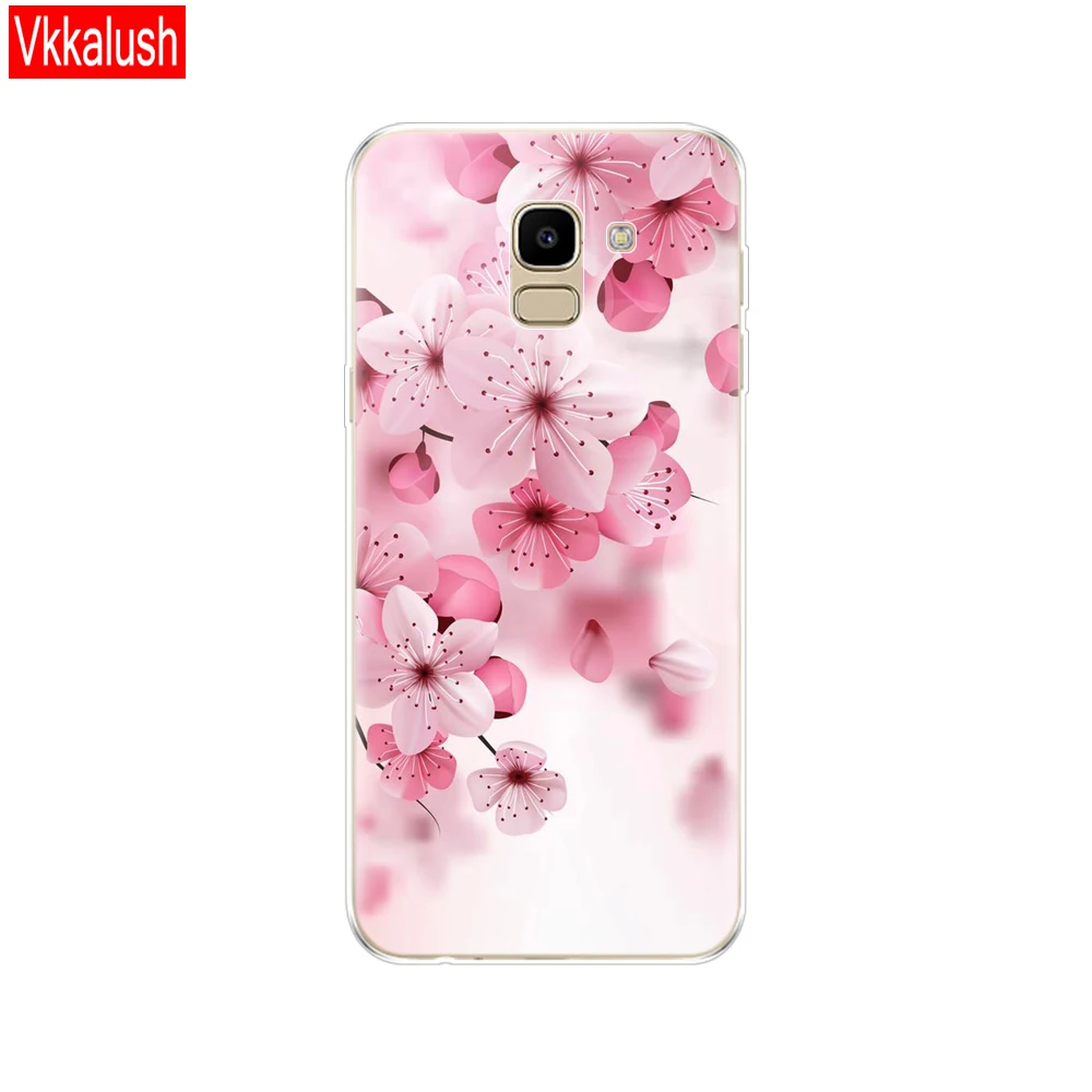 80050 Для samsung J6 чехол ЕС J600 J600F SM-J600F Мягкий чехол из ТПУ с узором для samsung Galaxy J6Plus J6+ J 6 Plus J610 J610F кремния - Цвет: 80050