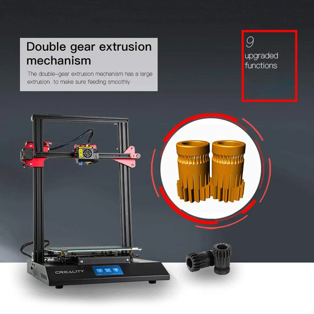 Creality CR 10S Pro Impresor 3D принтер набор 300300*400 мм размер цветной печати для сенсорного ЖК