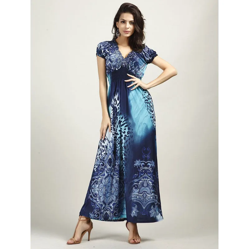 Летние платья для беременных длинное богемное платье Одежда женщин материалы