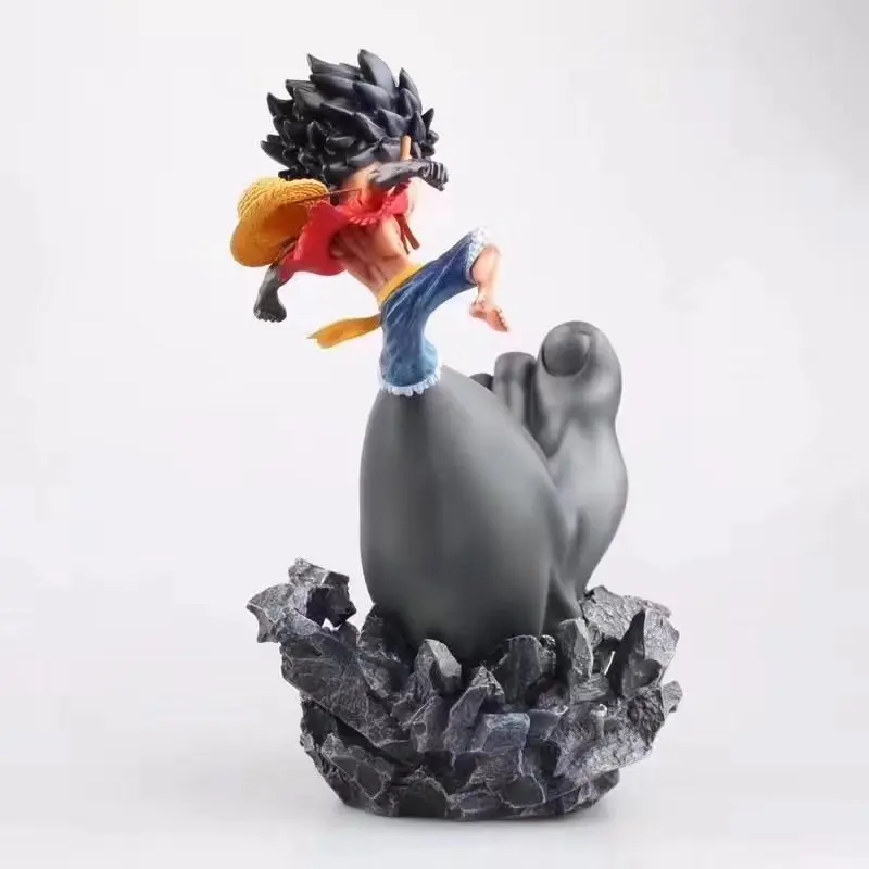 Фигурка Luffy Gear четвертая Обезьяна D эффект ноги 25 см ПВХ подарок на Рождество |