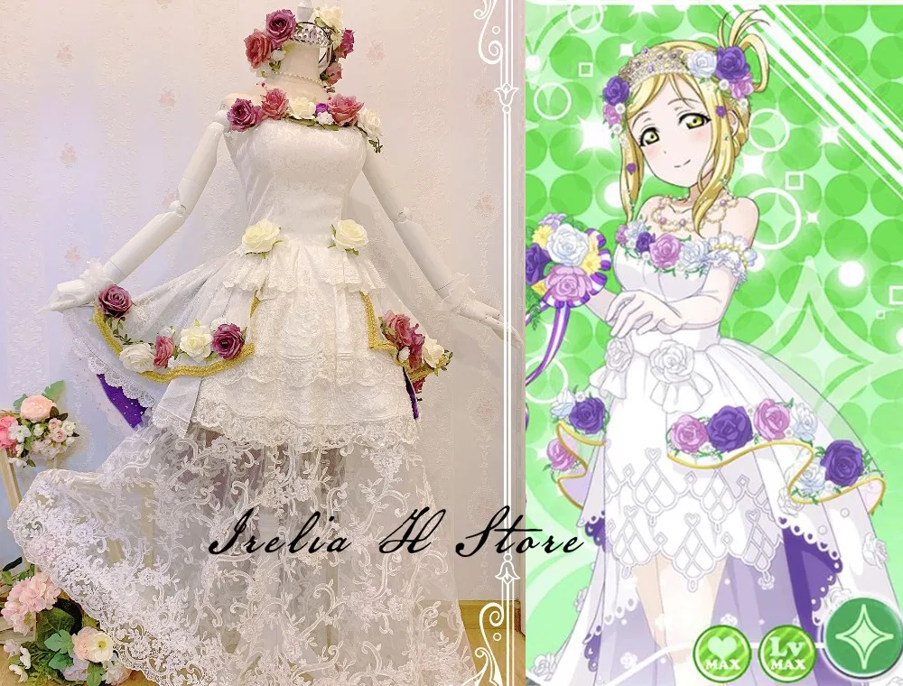 Свадебное Платье Aqours охара Мари, платье для косплея, высокое качество, на заказ/размер