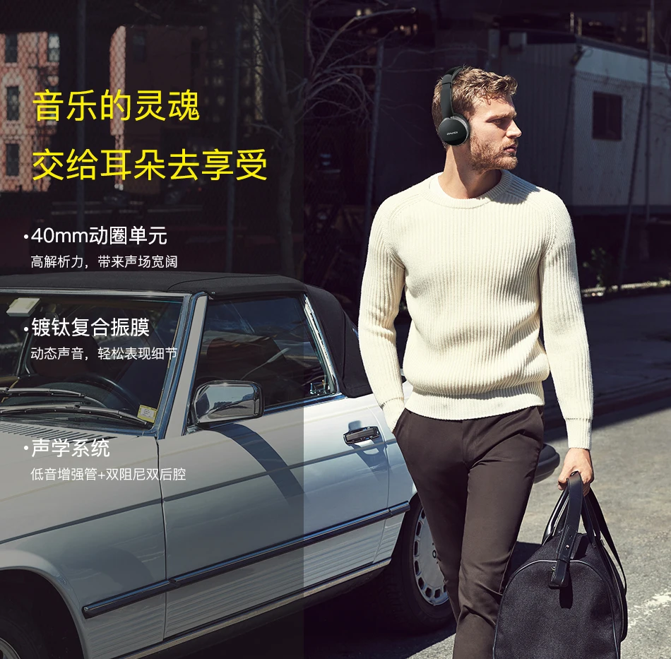 Новинка Awei A500BL складные Hi-Fi стерео беспроводные наушники bluetooth гарнитура с шумоподавлением Экстра бас для iphone xiaomi