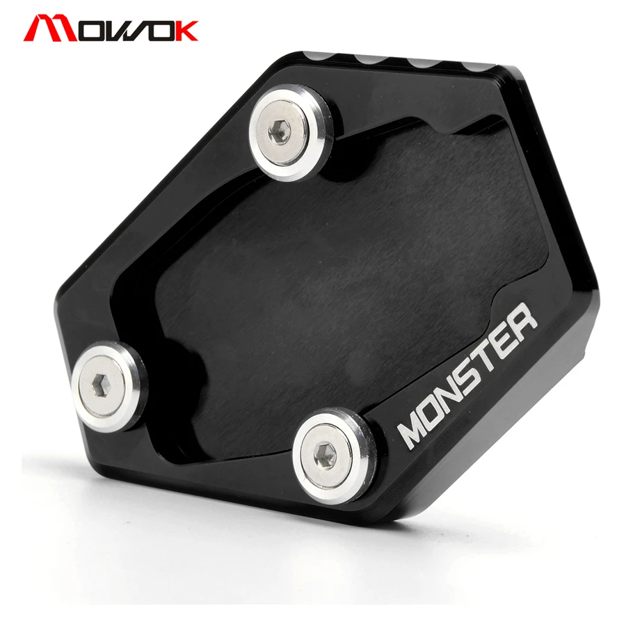 Аксессуары MOWOK для Ducati MONSTER 796 795 Monster 821 1200S алюминиевая боковая подставка