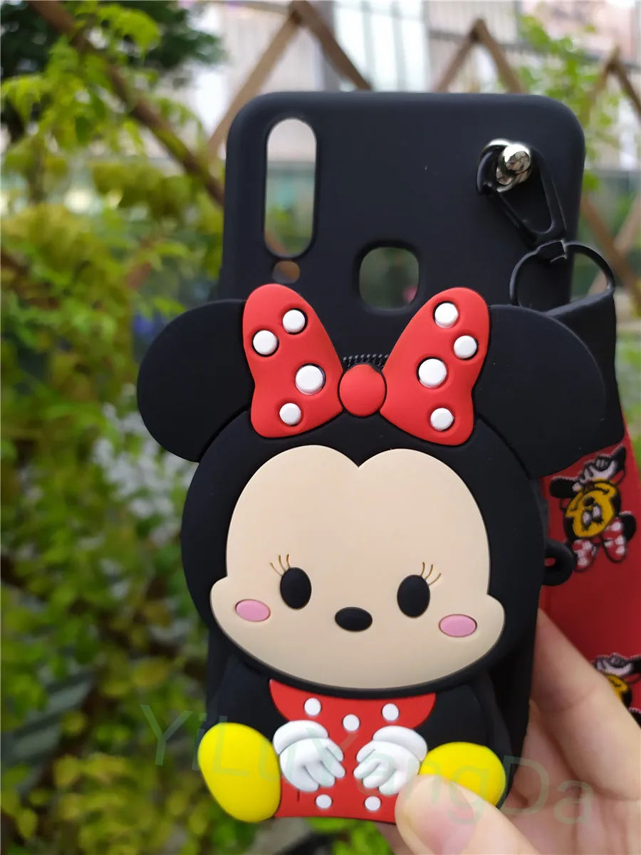 Black Minnie Милый мультяшный Ститч Kity Minnie кошелек на молнии чехол для телефона iPhone 5 5S SE 6 6s 7 8 Plus X XR XS 11 Pro Max силиконовый чехол для сумки - Цвет: Black Minnie