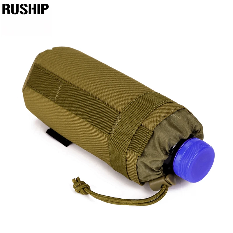 

Protector Plus 550ML Kettle Bottle Pack Army Green MOLLE System Accessory Bag Waist Hanging Military Water Bottle Bag Free ship
