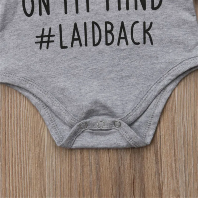 PUDCOCO/Новинка боди с длинными рукавами и надписью для новорожденных мальчиков