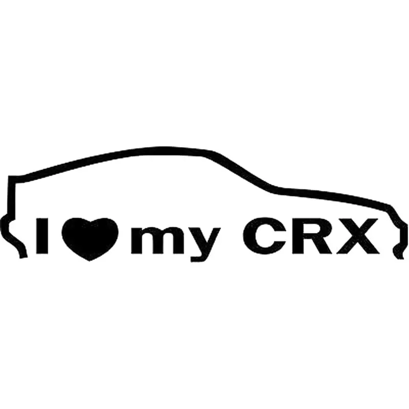 Наклейки для автомобиля I Love My car CRX JDM 15 2 см * 4 см|accessories winter|accessories broochaccessories marine |