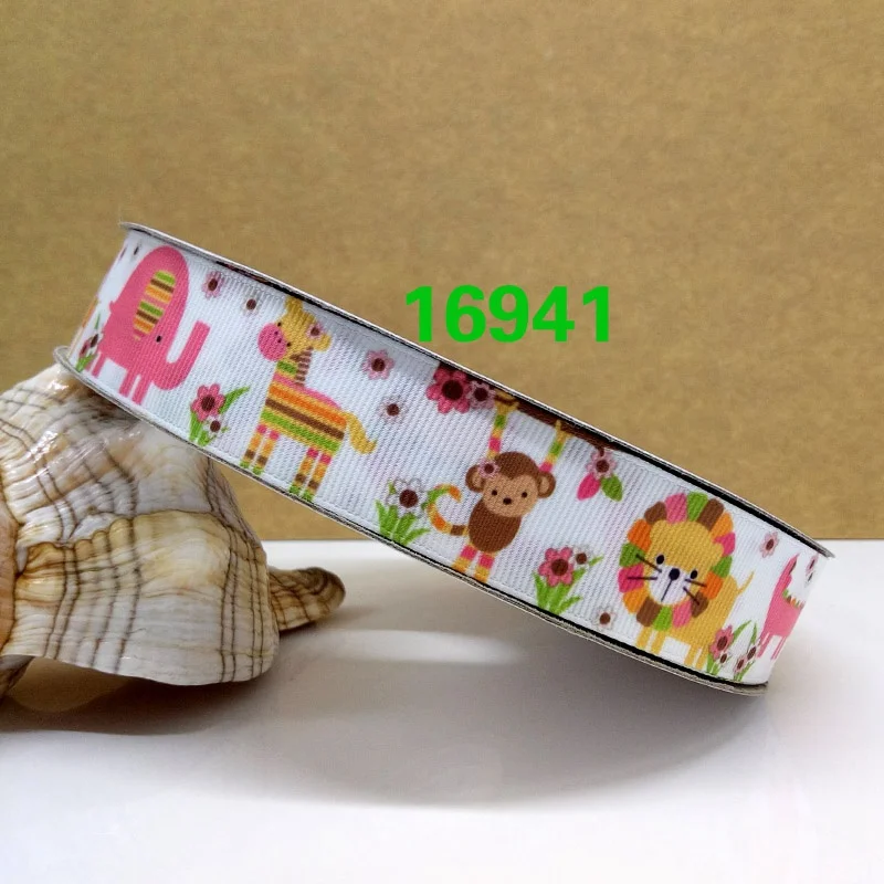 Бесплатная доставка 50 ярдов на размер мультяшная лента печатная корсажная 16939 |