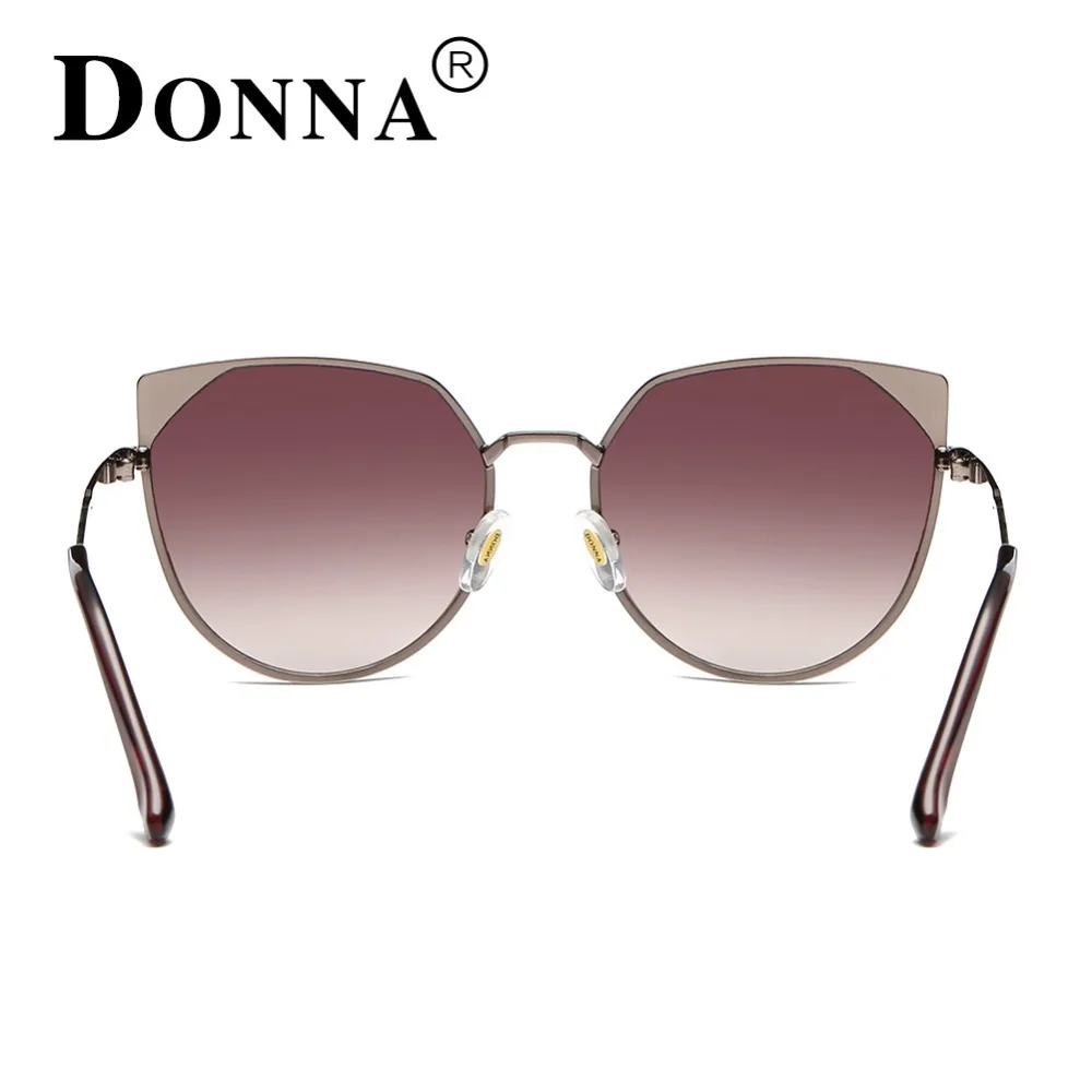 Donna Негабаритных кошачий глаз Солнцезащитные очки для женщин Для круглый