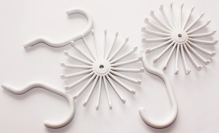 Пластиковая мини-вешалка для галстуков 20 галстуков/ремней/шарфов вешалка