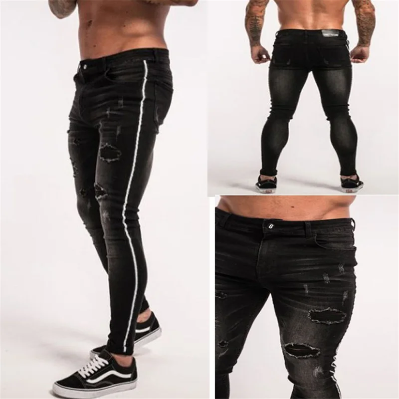 2019 новые модные эластичные ноги Матовые ручной работы вышивка Модные мужские