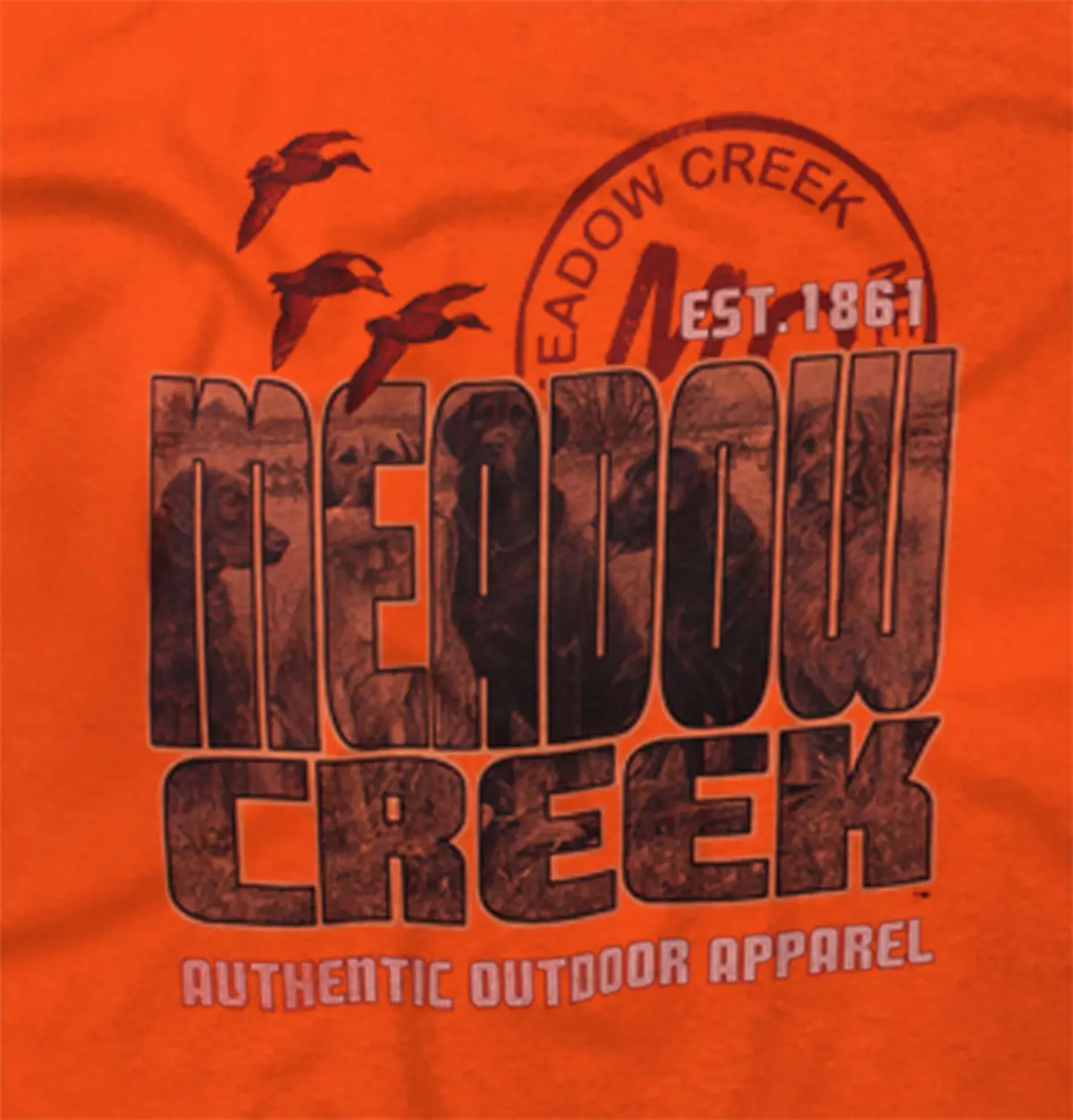 Meadow Creek Dog Hunting Shirt | Gun Rifle Outdoor Sporting T Cool Casual pride t shirt men Unisex New Fashion Мужская одежда