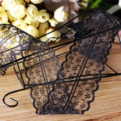 Ширина 45 мм Высококачественная Двусторонняя кружевная лента 1 ярд вышитая