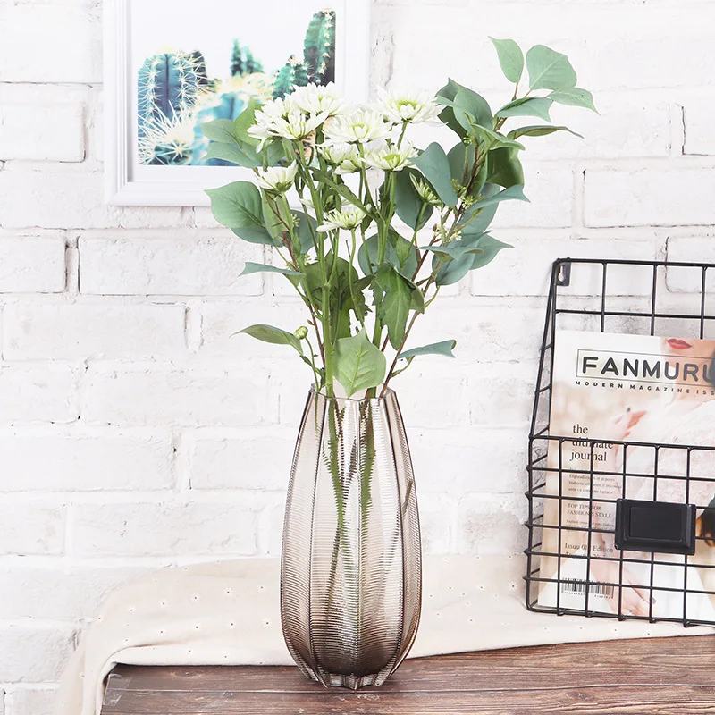 2 упаковки современная простая американская стеклянная ваза креативная домашняя