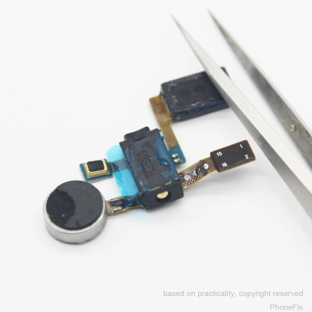 10 шт./лот 100% оригинальный аудиоразъем динамик Вибратор гибкий кабель для Samsung Galaxy