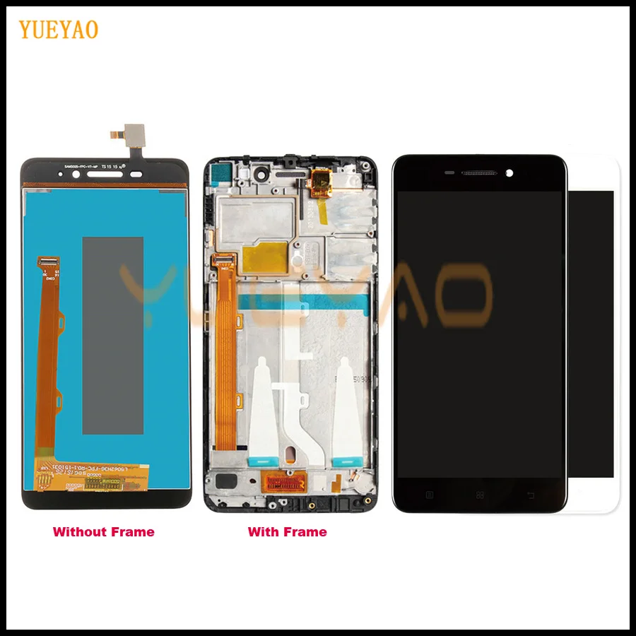 S60 ЖК дисплей с рамкой для lenovo s60 S60W S60T S60A a кодирующий преобразователь сенсорного