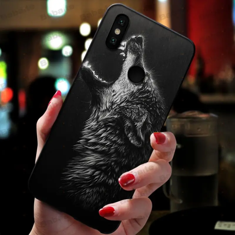 Новые чехлы для телефонов Babaite cool wolf face xiaomi mi 8se 6 mi8lite note2 note3 mix2 max2 max3 | Мобильные