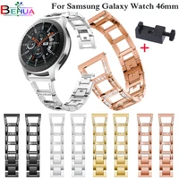 stainless steel replacement strap for samsung galaxy watch 46mm sm r800 smart watch band with adjust repair tool watch straps