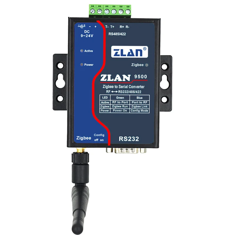 Промышленное решение для связи Zigbee на большие расстояния ZLAN9500 беспроводной