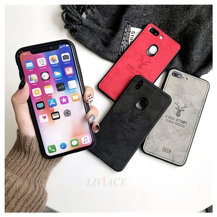 Тканевый чехол для телефона с оленем для xiaomi mi 8 lite mi 8 mi 9 se 9t a2 a3 lite a1 5x6x5 5S 6 mi x 2s max 3 кожаный чехол-накладка из ТПУ