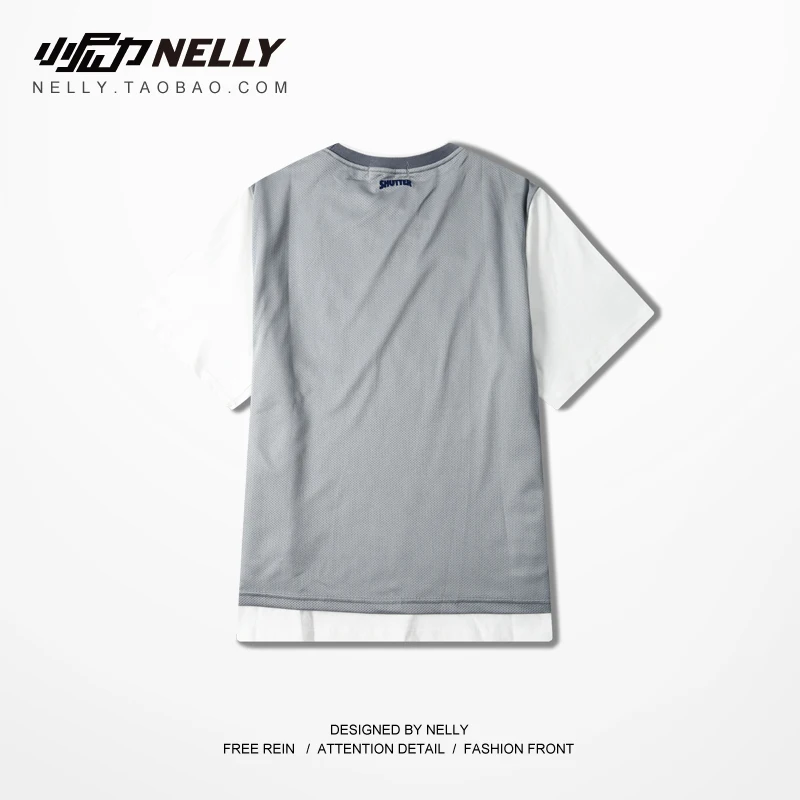 Мужская и женская баскетбольная Футболка Nelly хлопковая футболка с коротким